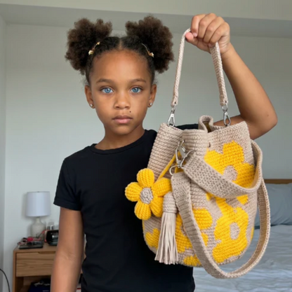 Crochet Flower Bag