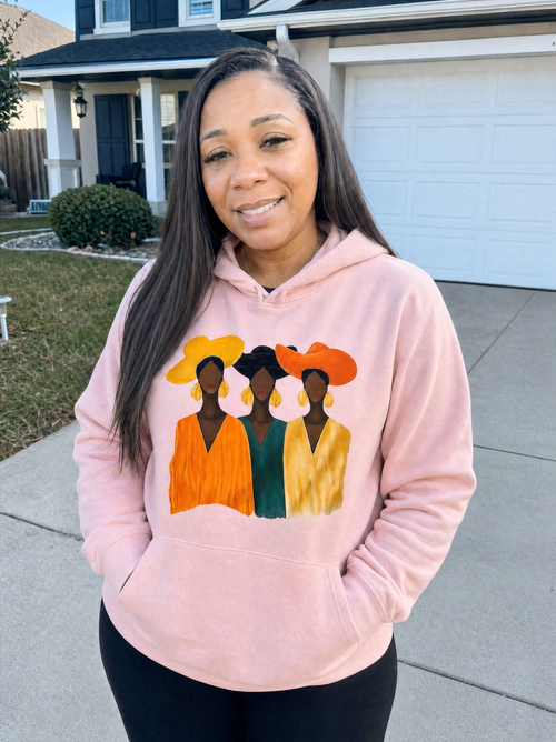 AndrewMakes™- Handmade Black Power Hoodie